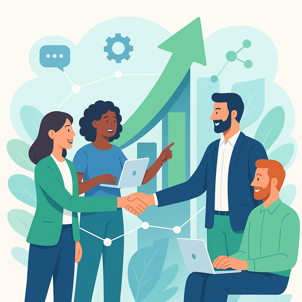 ondernemen groei samenwerking online